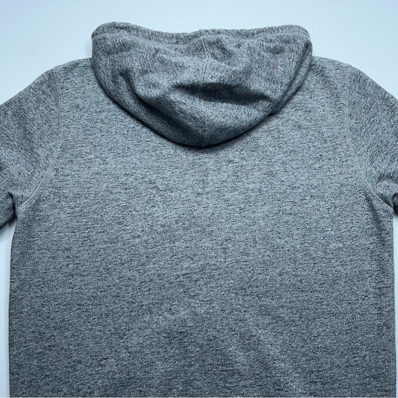 Faherty Full Zip Hoodie Mens Size Medium Gray Cotton Fleece Lined Huckberry - Picture 12 of 13